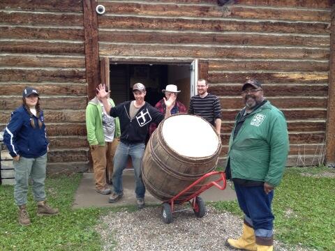 Rolling out the Barrels at Ft Whoop Up!
