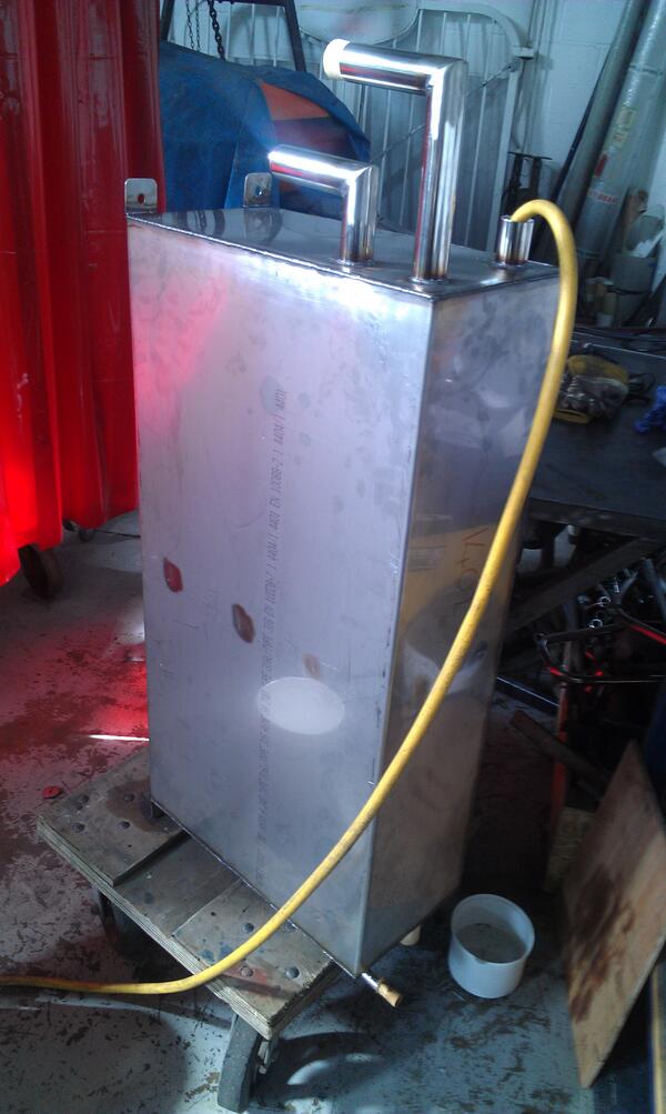 Another stainless steel tank made in house at #EYS