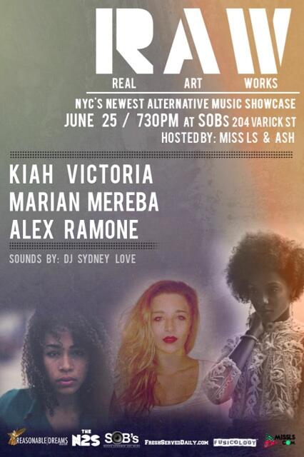 FAMOSINCE91's tweet photo. nyc. @sobs @kiahvictoria @MissMereba @AlexRamone @DJSydneyLove live. 
tickets here: http://t.co/j4txjGAMOD #RAW http://t.co/nuWlmPMu7w