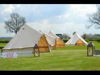 TinkersBells's tweet photo. #bridebible Planning your 2014 wedding?why not hire our Bell Tents for ur own festival style Guest Village ? http://t.co/ctzofVNrlu