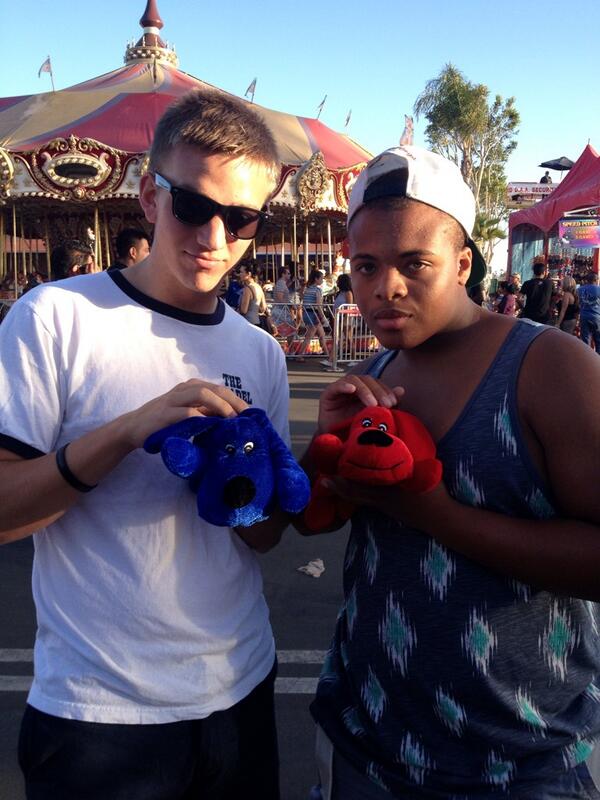 systemswindler's tweet image. Bulldog nation right now! Redland bulldogs and Citdel bulldogs! My and my bigga bylan. #samecollegemascots #prizewin