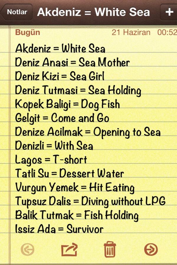 Tylol_Hot's tweet photo. Bazi Deniz Terimleri #direningilizce #direngezi #occupygezi #direnmersin #direnadana @selcukerdem http://t.co/jDmdrZ3KEe