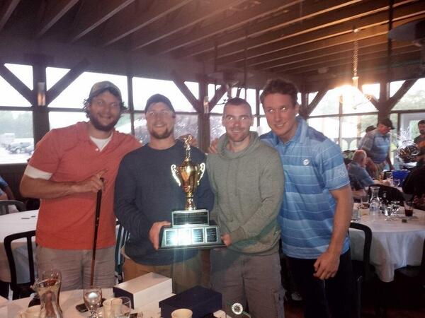 Guers09's tweet photo. The newest bc lax tourney champs. @JohnGrantJr24 @Traceykelusky17...heard you guys cheated lol. http://t.co/osTrs7nhLX