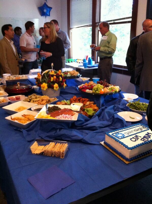 customersuccess's tweet photo. Good food, great people! Come on down to the CSM Forum at @GainsightHQ. @MikaelBlaisdell speaks soon http://t.co/xn8NcMsF8B
