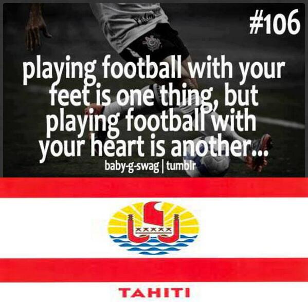 FootballFunnys's tweet photo. Tahiti. http://t.co/V8QaKPMROy