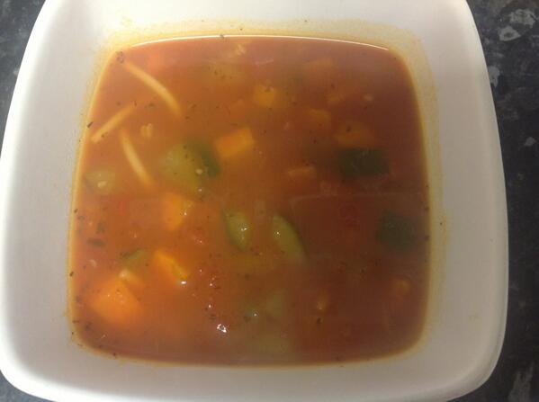 BAKENTAKE's tweet photo. Minestrone soup today # yummy http://t.co/tJgmBCCVuC