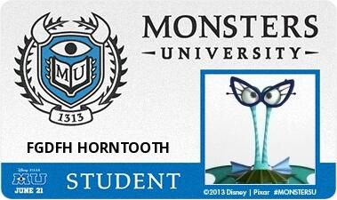 Meet my monster student and create your own with the #MonstersU Create-A-Monster app: disney.go.com/createAMonster