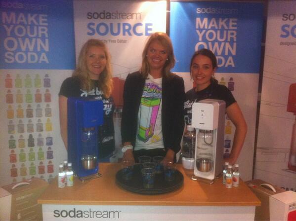 SodaStreamUK's tweet image. Meet your team today: Lucy, Georgia &amp;amp; Catherine! please come say hi and grab a drink! #fizzyfun #Britmumslive