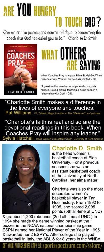 exdunker's tweet image. Are you hungry to touch God? Join me on this 41 day adventure to becoming the coach God has called you to be!