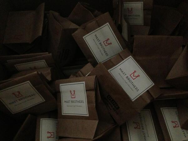 Not just amazing chocolate but super amazing people!! 

Thanks <a href="/mastbrothers/">Mast Brothers</a>