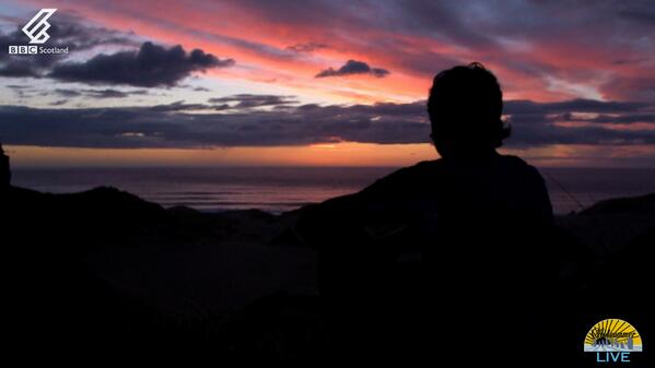 BBCScotland's tweet image. He made it! #BBCMidsummer @MrMarkBeaumont