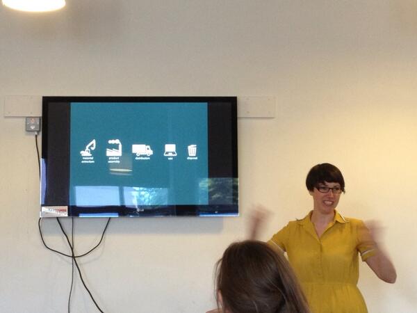 frank_oconnor's tweet photo. @judesherry @ecodesigncentre talking all things #ecodesign & #circular at @doozie_cc event at #Chapter http://t.co/T45c9me7jX