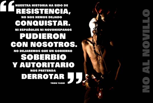 pelonrosas's tweet photo. #NOALNOVILLO http://t.co/qe1qX3yQkV