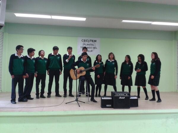 ARIBETYS's tweet photo. @somoscecytem @culturaedomex Plantel Tenango del valle orgullosos por ser mexiquenses #CECYTEM http://t.co/NIhZteSMwh
