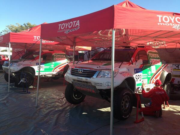 Day 1prologue-60kms-we opnd road . Start 11thfor 440km stage -1 min40sec behind leader Poulter in Toyota .