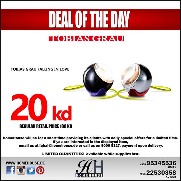 HomeHousede's tweet photo. june 22, 2013 deal of the day  - TOBIAS GRAU FALLING IN LOVE http://t.co/LXUktvnGvE