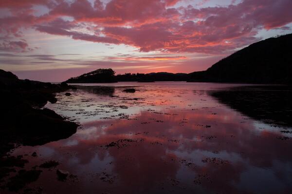 derekbtimages's tweet image. #bbcmidsummer Sunset near Inverkirkaig, Sutherland