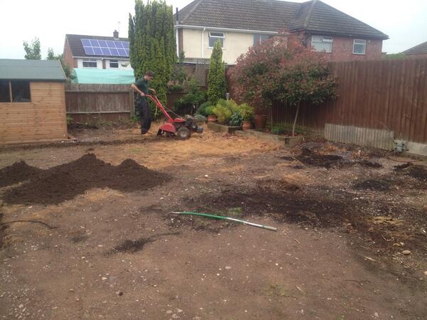 Look what the boys did today.....before #gardening #turf