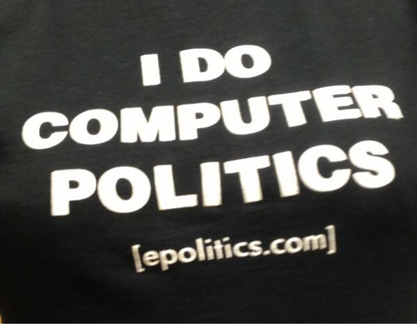 Epolitics.com I Do Computer Politics T-shirt