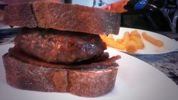 StayHuman's tweet image. Loved @UnionGraze! Dark rye from @WKrestaurant, bacon from @rettlandfarmer, plus carrots and garlic scapes. Thanks!