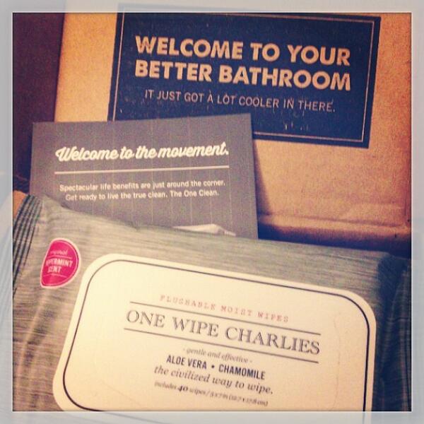 tylerjmccall's tweet image. Yay. #OneWipeCharlies thanks to #Klout! @dollarshaveclub