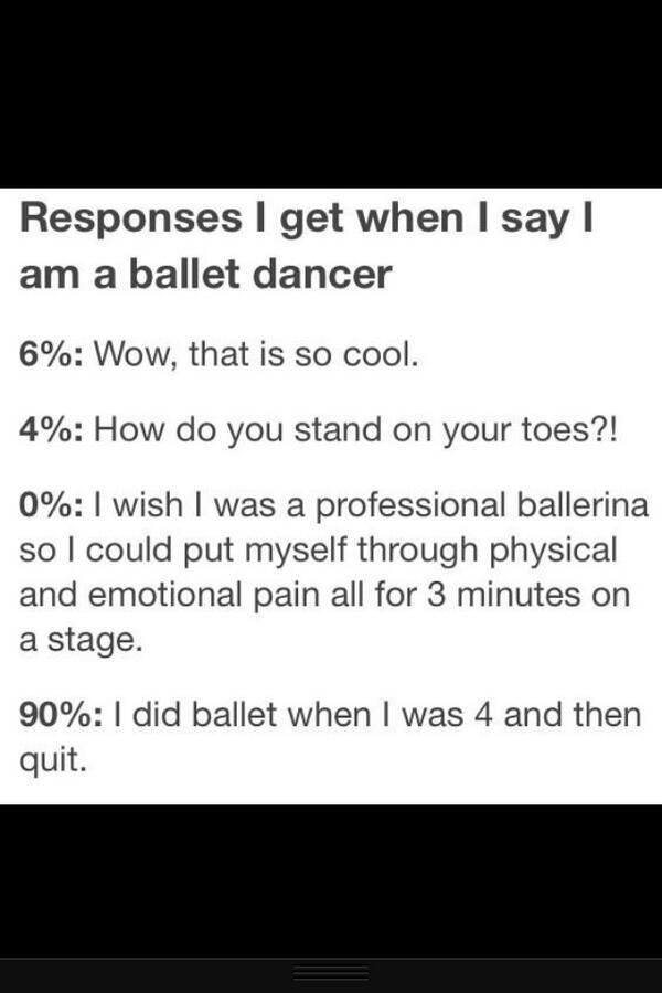 brazybby__'s tweet photo. When I tell people I'm a dancer.... #DancerProbz http://t.co/W2WMcSHXXe