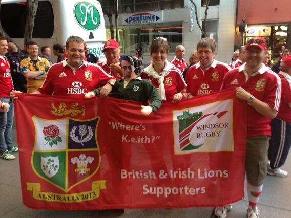 lionsofficial's tweet image. The excitement building all the time. @Lionsofficial fans giving great support. GO Lions. #LionsTour