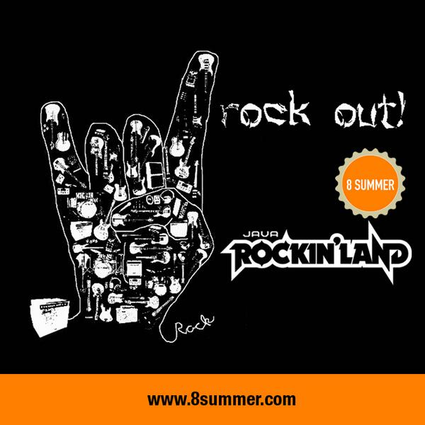 8SummerID's tweet photo. Rock out! #Javarockingland2013 http://t.co/OgUYVxp0FA