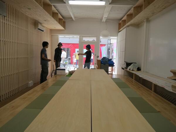 渋谷達郎 アーキテクチュアランドスケープ 花園ベース 豊橋技科大の学生と取組んでいる豊橋市のまちなか再生プロジェクト 商店街の空き店舗をコミュニティカフェへリノベーション中です 7 27のオープンに向けて ハードとソフトの両方の計画を進め