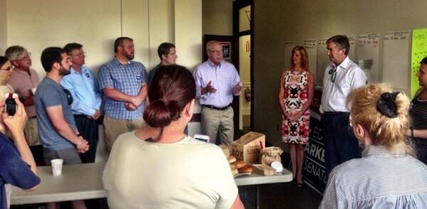 EdMarkey's tweet photo. MT @jkleja: MT @JohnBisognano @Ted_Strickland & @RepTierney kickoff a Salem canvass 4 @EdMarkey #voteEdJune25 #masen http://t.co/u2eZWWBM9U