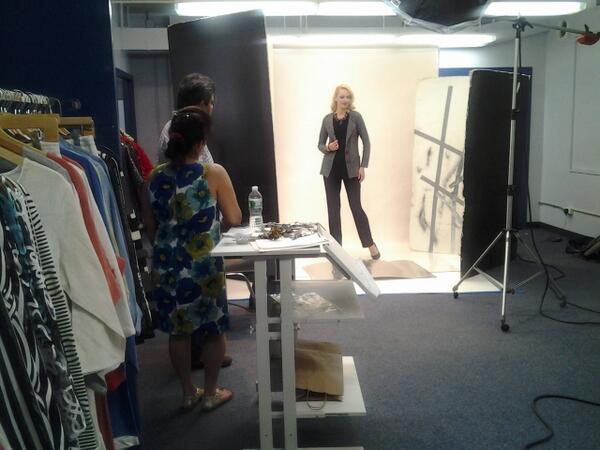 ShiStudioNYC's tweet photo. Working. Then, we're off to the FFF Week Awads! http://t.co/uqaEY5OboB