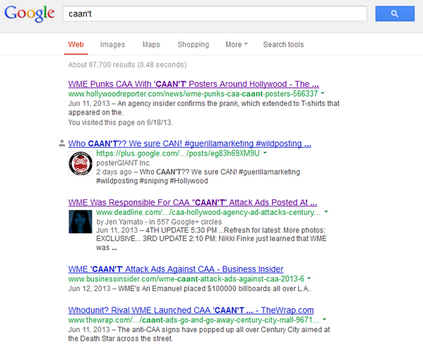 postergiant's tweet photo. Recent #wildposting campaign -- gone viral. #caant #guerrillamarketing http://t.co/Rx9Fm8zCrc http://t.co/MZH7NRLs5B