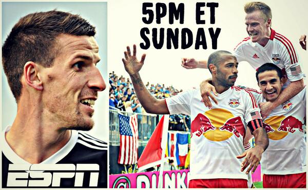 Grit v. Glamour. Tomorrow on <a href="/espn/">ESPN</a>, <a href="/PhilaUnion/">Philadelphia Union</a> + <a href="/NewYorkRedBulls/">New York Red Bulls</a> go at it again: soc.cr/mi3Mt #doop #RBNY