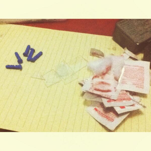 pattsamson's tweet image. Early morning mess. #medtechthing ☺