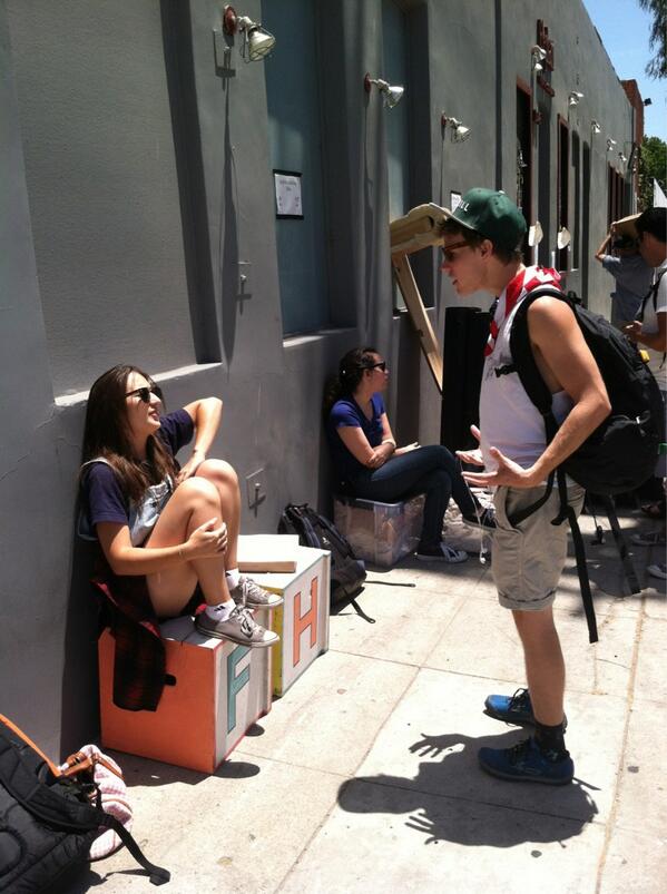 ObviMichael's tweet photo. Waiting to load in! #hff13 http://t.co/1tcGYVX84L