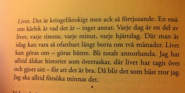 Mariahelde's tweet photo. Så härligt beskrivet..❤ @hannahwidell #sexandthemammaliv http://t.co/yIk4iUQq6i