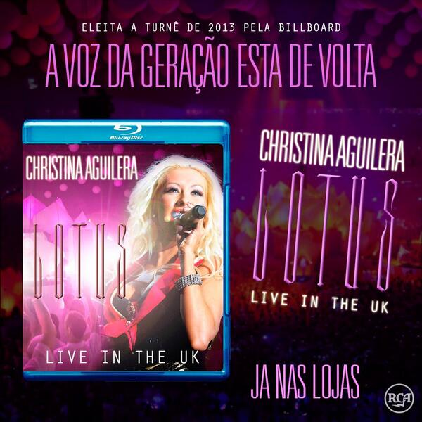 lotus tour christina aguilera