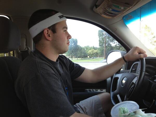 jadmcguire's tweet photo. Using Lebron tactics to cover my hair line http://t.co/wjL06QEmcK