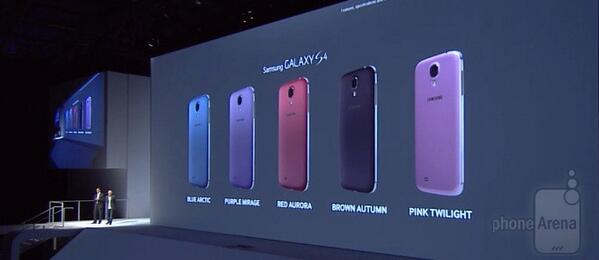 SamsungMobily's tweet photo. Samsung Galaxy S4 v oficiálnych farbách http://t.co/MeTHTAliCF
