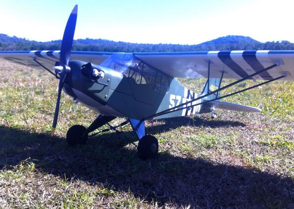 mickjorgo's tweet photo. I'm back into modelling. I love my Cub. Probably the closest I'll get to owning my own aircraft. Feel younger already http://t.co/OuUcnQYTa2