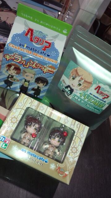 フロンティアワークス セカンド アニメイトカフェ ヘタリア コラボ 限定商品も無事完成 カラコレ カフェ限定版 ロマーノ スペイン は お1人様3個までとのことです 限定商品はこちら Http T Co Dkynyph2b8 Hetalia Http T Co Ns4ywbutpf