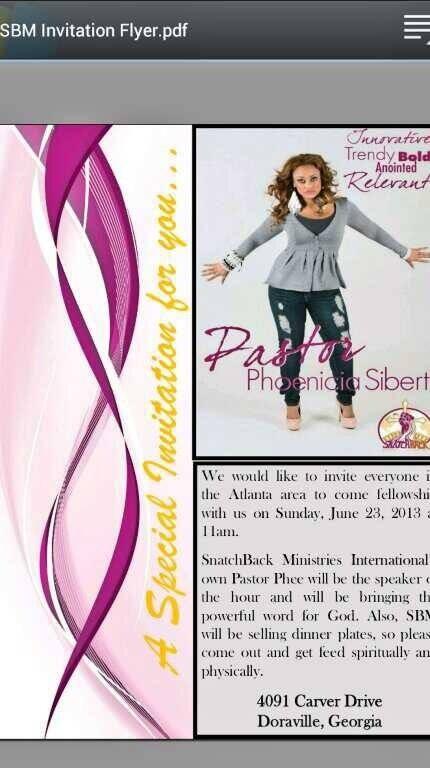 SnatchBackMin's tweet image. #snatchback #womanofgod #anointed.  Come fellowship