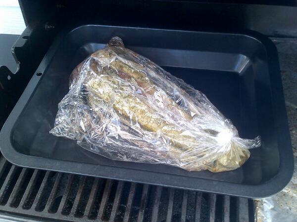 Dusky Flathead on the Barbie...yummy!