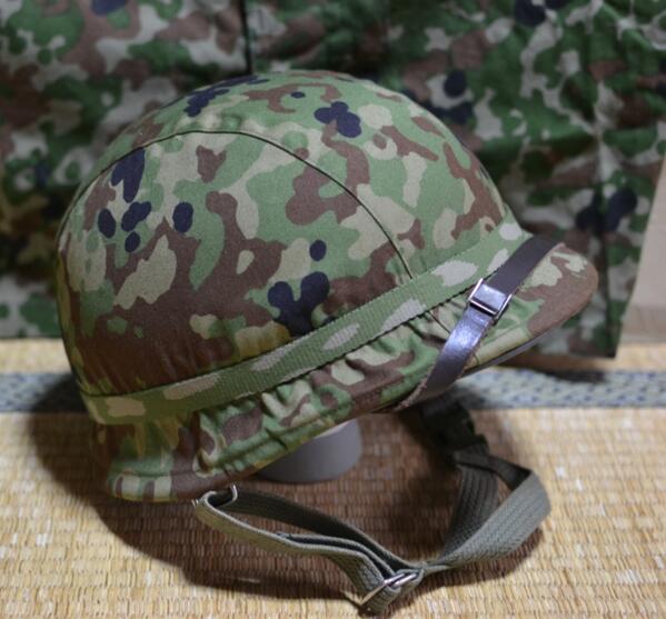 66式鉄帽です、今回のは予備役自衛官や教育隊経験者の方にはお馴染みの