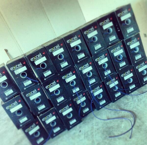 OptekData's tweet image. Engineers travel back to Brighton today to complete first fix of #excel #cat6 #cabling within a brand new #school.