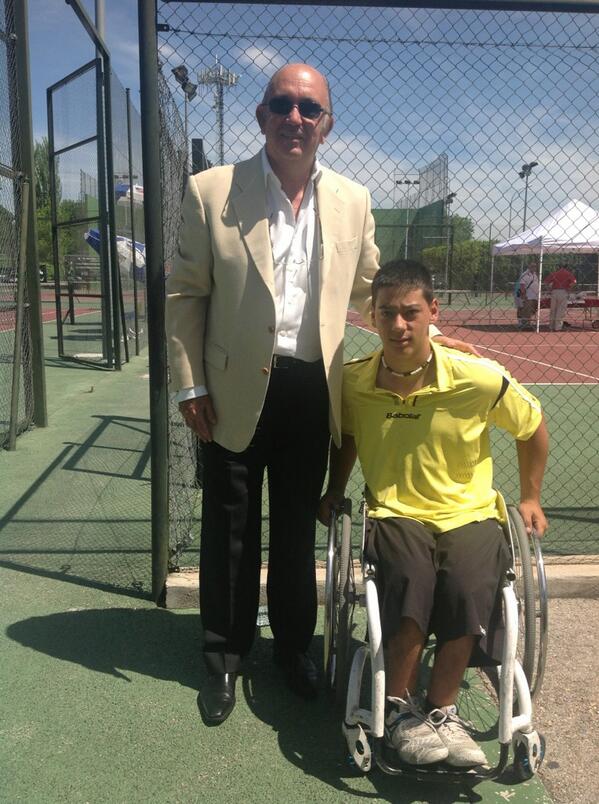 fedetenismadrid's tweet photo. Roberto Chamizo gana el Open Internacional Tenis en Silla Villa de Pinto,bate al marroquí Booukartacha 62 60, bravo! http://t.co/QlrTlahMwB