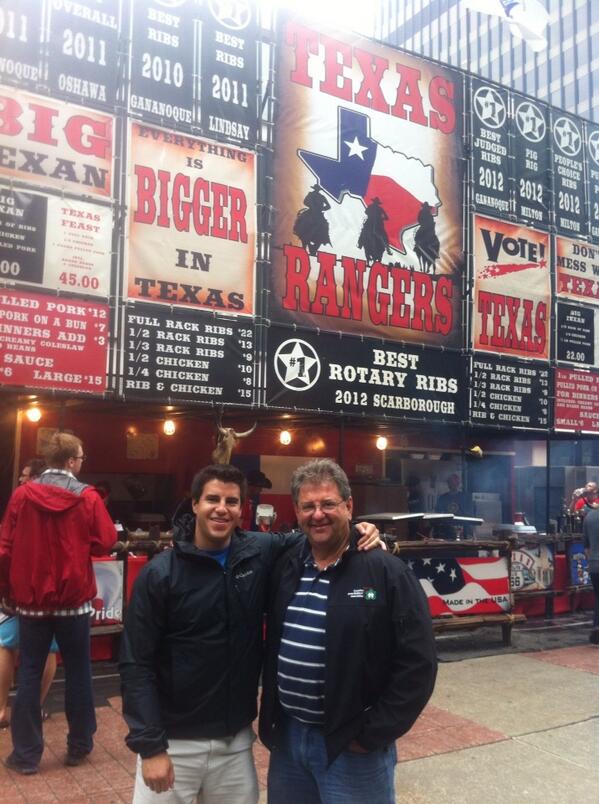 ericksharp's tweet photo. #ottawaribfest yesterday with my pops and bro followed by several more racks with momma and the Setacci's. http://t.co/0hU6qY7JI4