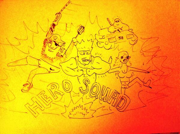 FilmTitles's tweet photo. "Hero Squad" - A squadron of heroes get the job done so we can have Fun. USA USA. #liberty. Starring @arrankennedy http://t.co/f74heonK6r