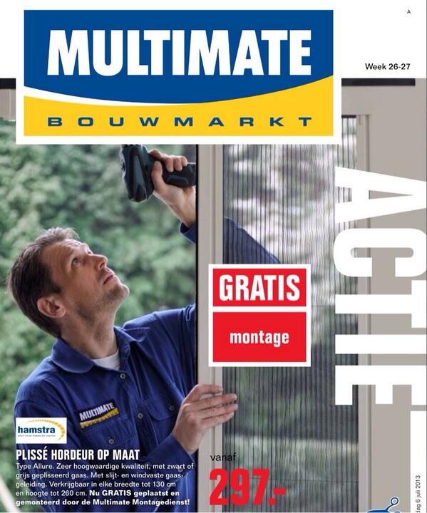 Multimateonline's tweet image. Nieuwe folder: