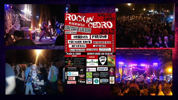 Una pequeña muestra de lo bien que estuvo el concierto de anoche en el Rock in Cedro 2013!